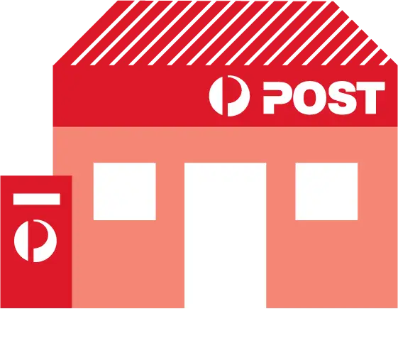 Australia Post office building illustration
